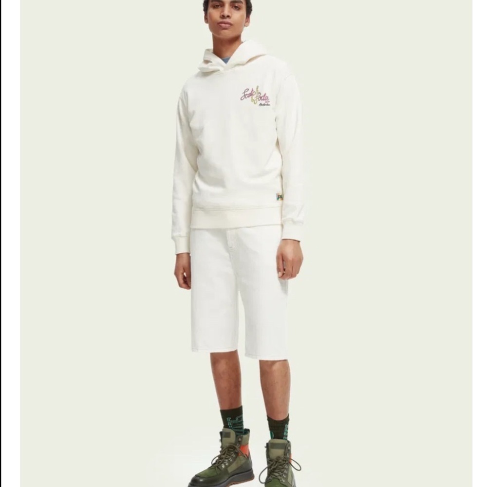 Scotch & Soda Amsterdam Artwork Hoodie with Colorful Print